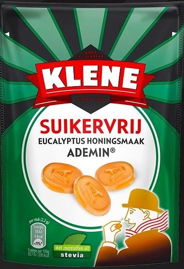 Foto van Klene ademin suikervrije drop keelpastille zak 110 gram bij jumbo