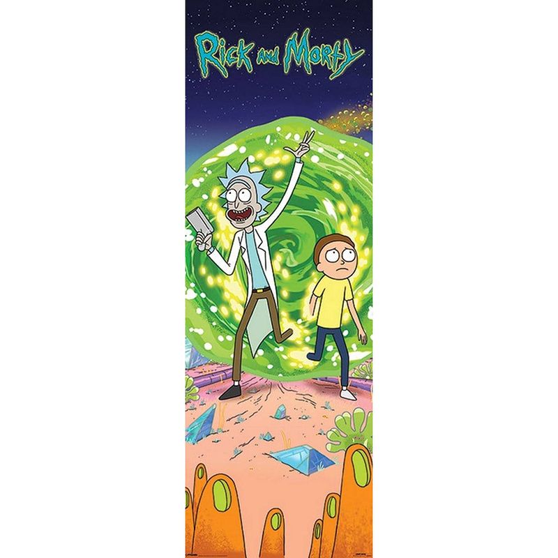 Foto van Pyramid rick and morty portal poster 53x158cm