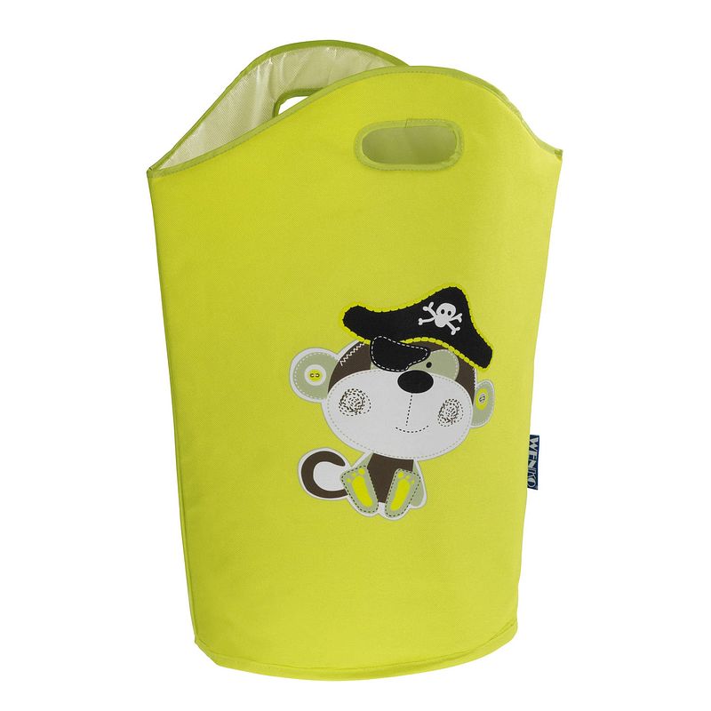 Foto van Wenko wasmand anton junior 24 liter polyester groen