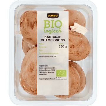 Foto van Jumbo kastanjechampignons biologisch 250g