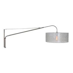 Foto van Steinhauer wandlamp elegant classy 9327 staal kap zilver sizoflor