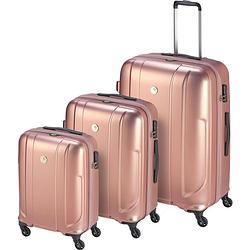 Foto van Princess traveller sumatra - kofferset - gerecycled pet- roze - set (sml)