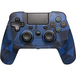 Foto van Snakebyte 4 s wireless gamepad playstation 4,playstation 3 blauw, camouflage