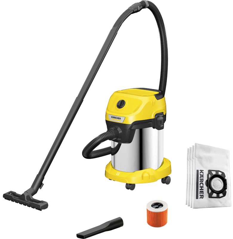 Foto van Karcher wd 3 s v-17/4/20 + stofzuigerzakken (4x)