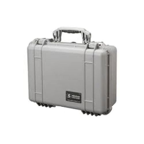 Foto van Peli 1500 svf flightcase zilver met schuim 425x284x155 mm