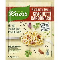 Foto van Knorr natuurlijk lekker! maaltijdmix spaghetti carbonara 42g bij jumbo