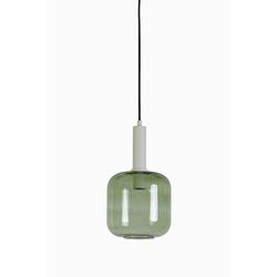 Foto van Light & living - hanglamp lekar - 21x21x37 - groen