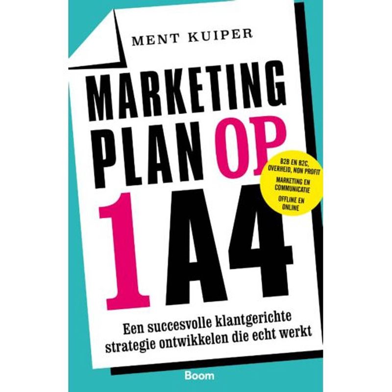 Foto van Marketingplan op 1 a4