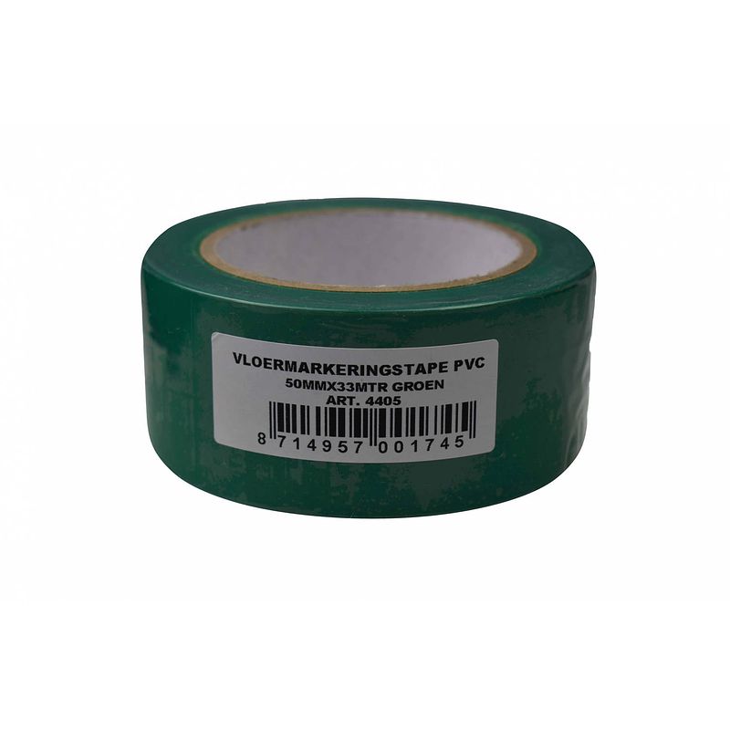 Foto van Verlofix vloermarkeringtape 50 mm x 33 m pvc groen