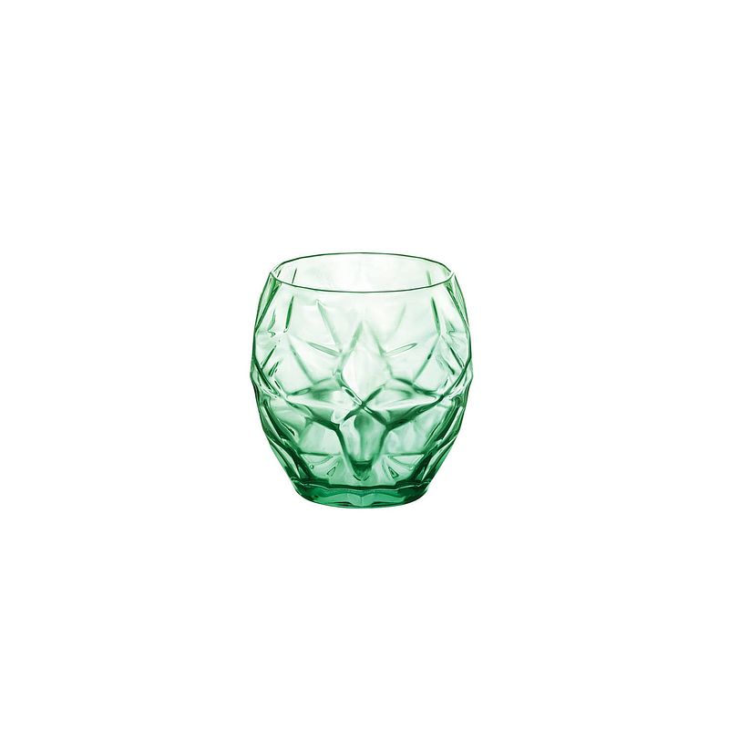 Foto van Bormioli rocco oriente waterglas - 40 cl - groen - set-6