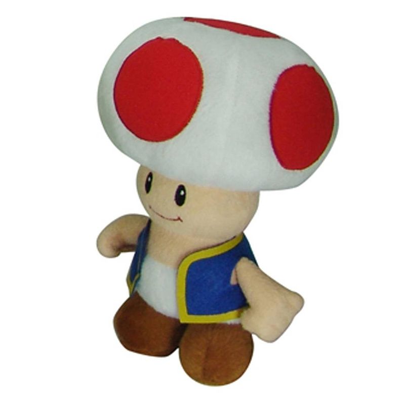 Foto van Little buddy knuffel super mario bros: toad 18 cm