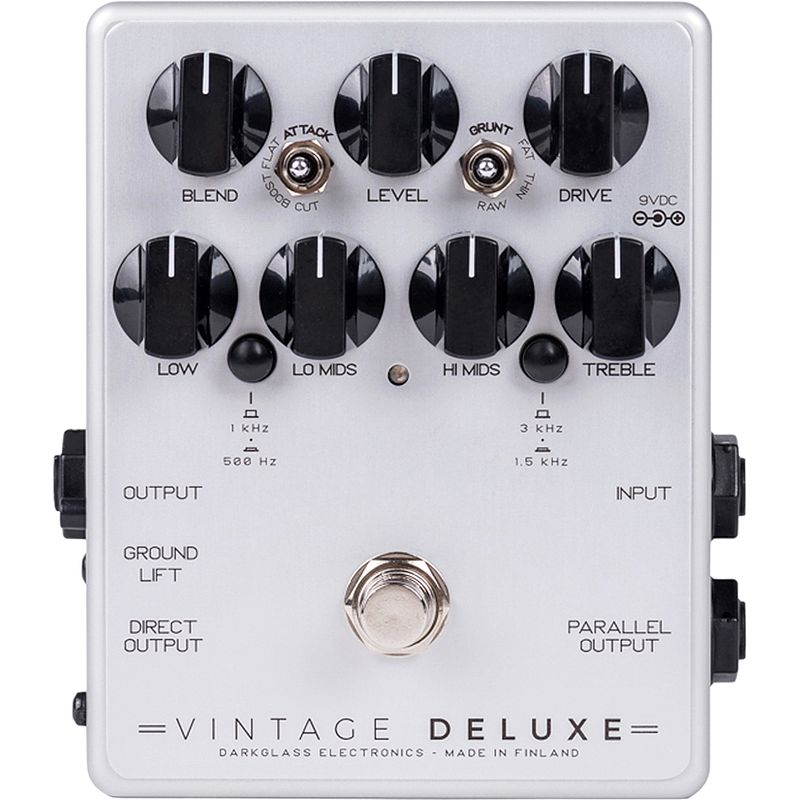 Foto van Darkglass vintage deluxe v3 bas overdrive en voorversterker