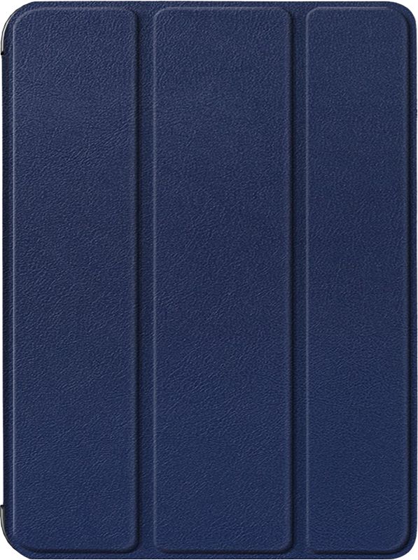 Foto van Just in case apple ipad mini 6 tri-fold book case met penhouder blauw