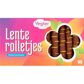 Foto van Vegter lenterolletjes melkchocolade 160g bij jumbo