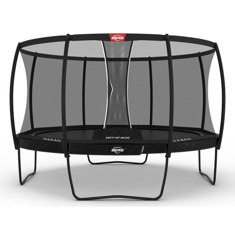 Foto van Berg trampoline champion met veiligheidsnet - safetynet deluxe - 430 cm - zwart