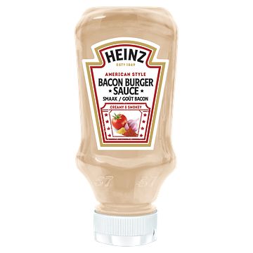 Foto van Heinz bacon burger sauce (hamburger saus) 220ml bij jumbo