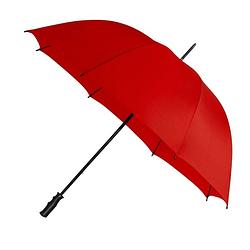 Foto van Impliva golfparaplu windproof 125 cm rood