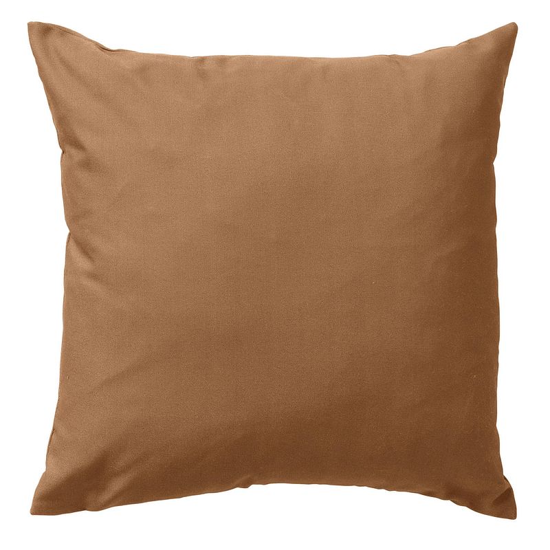 Foto van Dutch decor santorini - kussenhoes outdoor 45x45 cm tobacco brown - waterafstotend en uv-bestendig - bruin - bruin