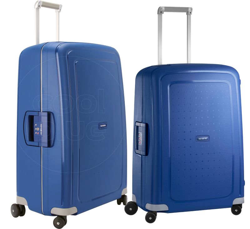 Foto van Samsonite s'cure spinner 75+69cm dark blue kofferset