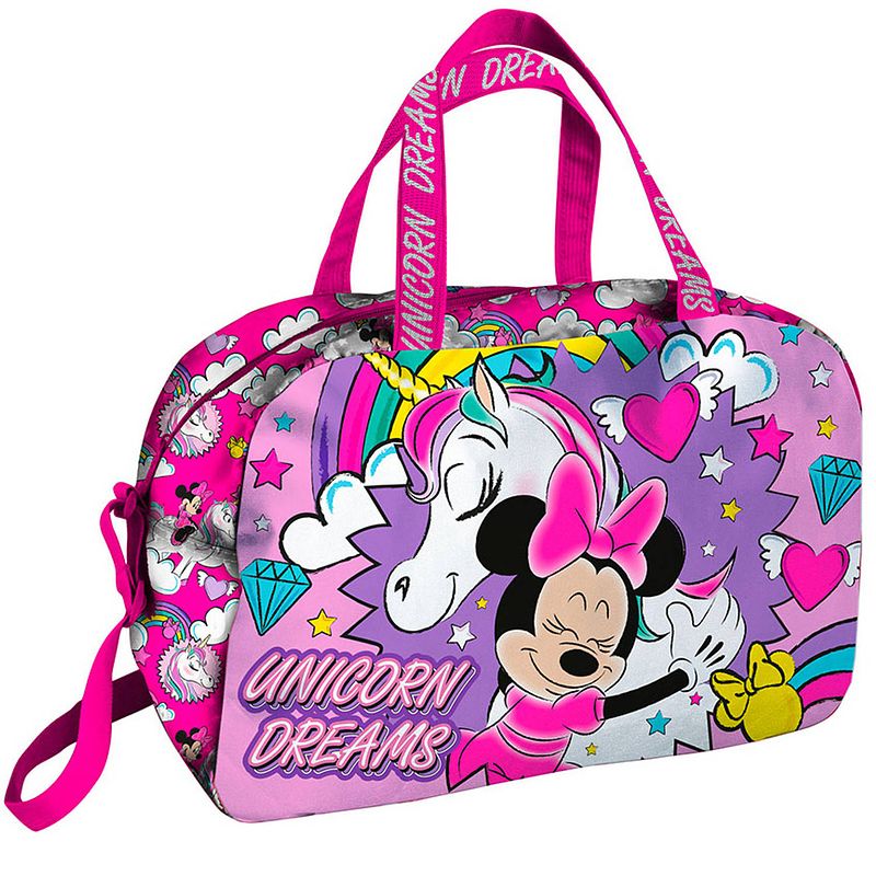 Foto van Disney minnie mouse schoudertas unicorn dreams - 40 x 25 x 17 cm - polyester