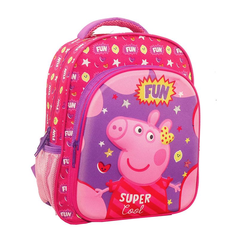 Foto van Peppa pig rugzak cool fun - 31 x 27 x 10 cm - polyester