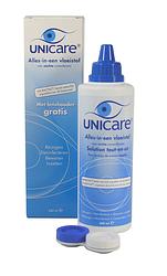 Foto van Unicare alles-in-een vloeistof voor zachte contactlenzen 240 ml
