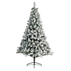 Foto van Kunst kerstboom imperial pine 340 tips met sneeuw 150 cm - kunstkerstboom