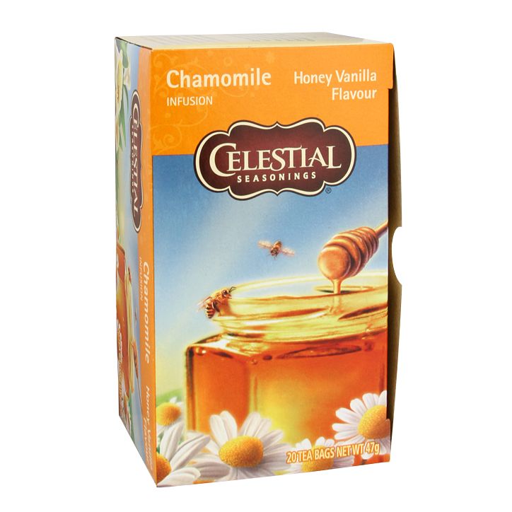 Foto van Celestial seasonings thee honey vanilla chamomile
