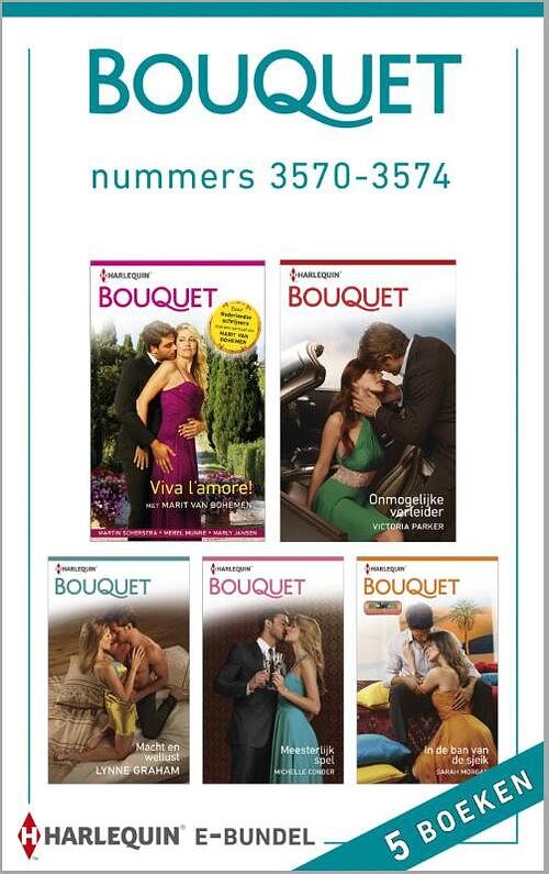 Foto van Bouquet e-bundel nummers 3570-3574 (5-in-1) - lynne graham - ebook (9789402506129)