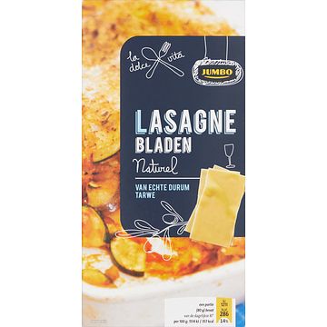 Foto van Jumbo lasagnebladen naturel 250g