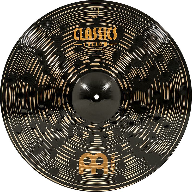 Foto van Meinl cc22dacr classics custom dark 22 inch crash ride