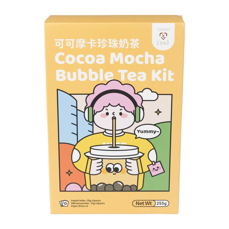 Foto van Bubble tea kit - mocha