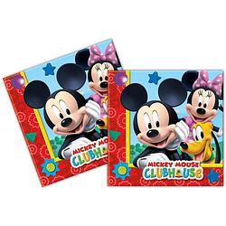 Foto van Mickey mouse clubhuis servetten - 20 stuks