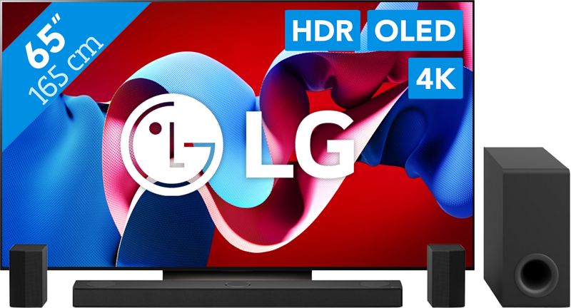 Foto van Lg oled65c46la (2024)  + soundbar