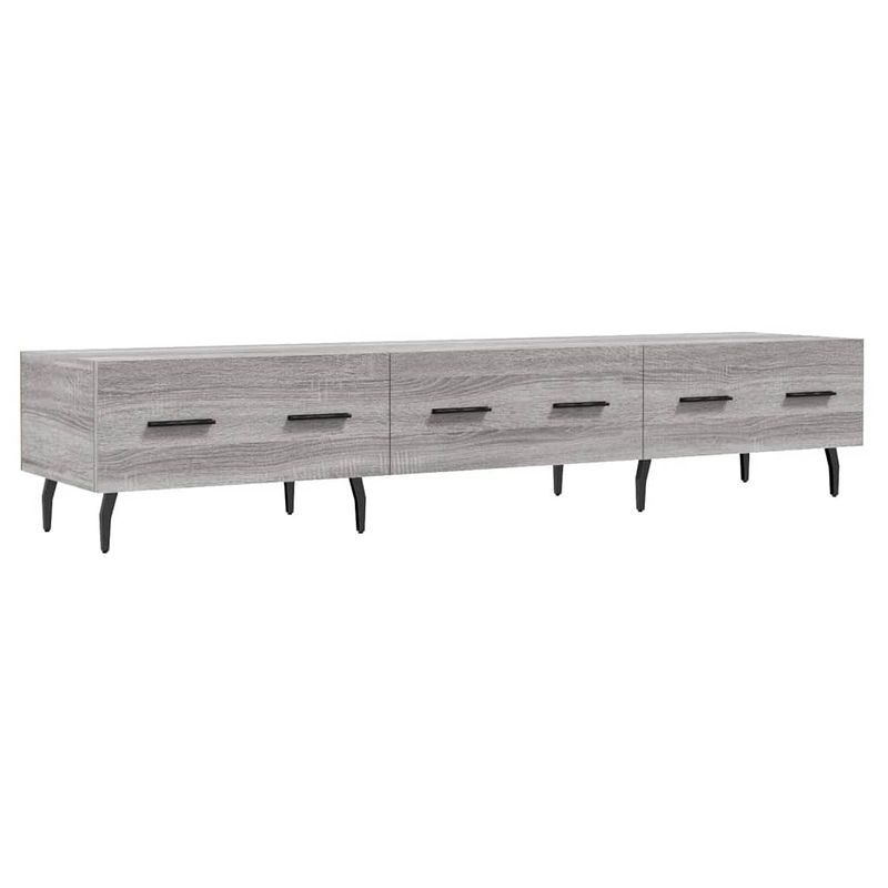 Foto van The living store tv-meubel - trendy - tv-meubels - 150 x 36 x 30 cm - grijs sonoma eiken