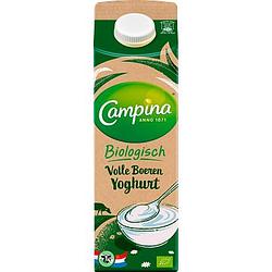 Foto van Campina biologisch volle boeren yoghurt 1l bij jumbo