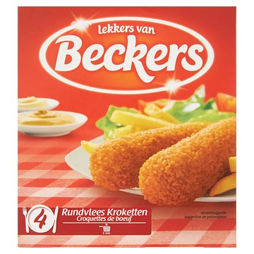 Foto van Beckers rundvlees kroketten 4 x 70g bij jumbo