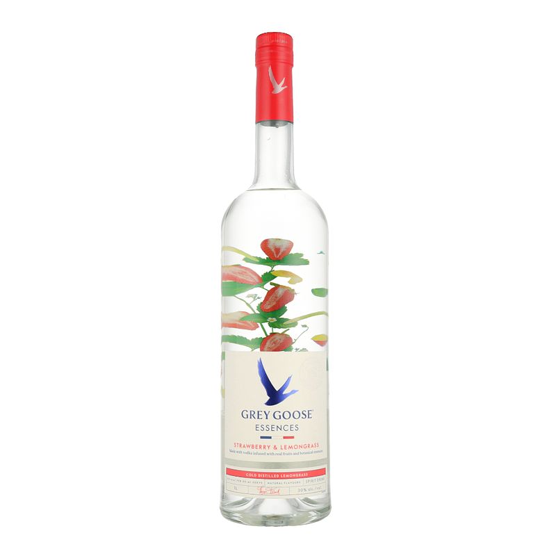 Foto van Grey goose essences strawberry & lemongrass 1ltr wodka