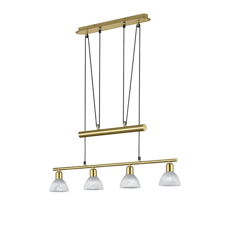 Foto van Moderne hanglamp levisto - metaal - messing