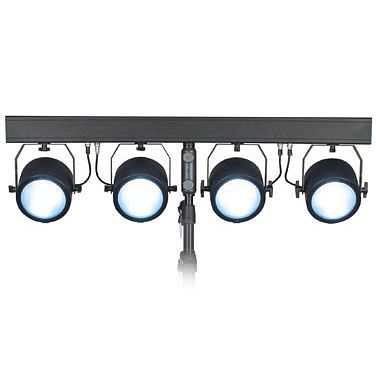 Foto van Showtec luna four bar 60 lichtset aan t-bar