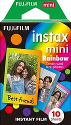 Foto van Fujifilm instax colorfilm mini rainbow (10 stuks)
