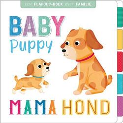 Foto van Baby puppy, mama hond - first concepts