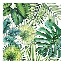 Foto van 40x tropische / jungle thema servetten 33 x 33 cm - papieren servetten 3-laags