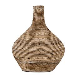 Foto van Must living vase onion large - 42xø36 cm, banana bark with ceramic