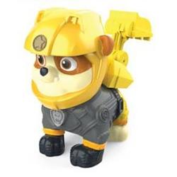 Foto van Nickelodeon speelfiguur paw patrol rubble hero pup 6 cm geel