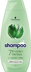 Foto van Schwarzkopf shampoo 7 kruiden 400 ml, voor normaal tot vet haar bij jumbo
