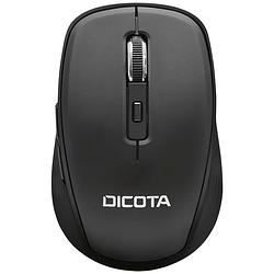 Foto van Dicota travel muis bluetooth optisch zwart 5 toetsen 800 dpi, 1200 dpi, 1600 dpi