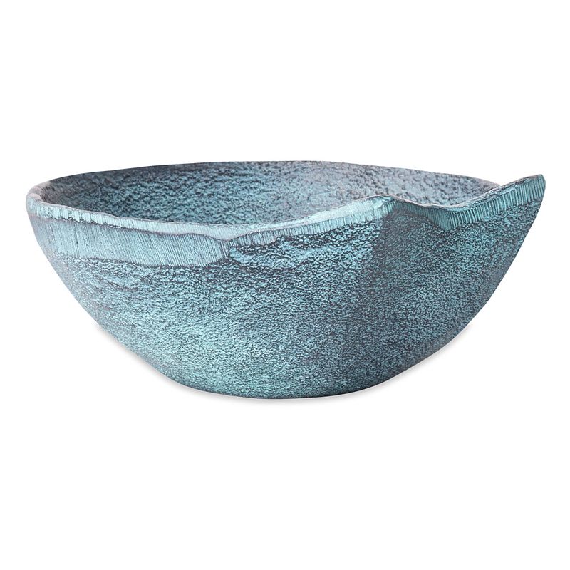 Foto van Benoa hampton blue patina decorative bowl large 39 cm