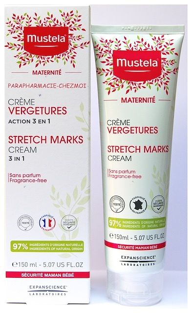 Foto van Mustela striemencrème zonder parfum