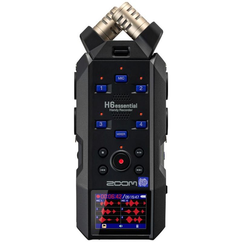 Foto van Zoom h6essential handheld recorder met 32-bit float